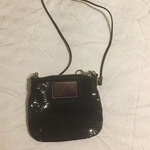 Black sequin limited edition bag